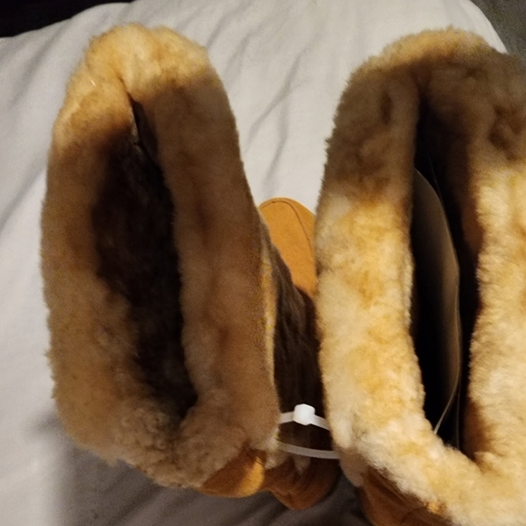 New/J. Crew Leather Sherpa Boots size 10/Brand New- no box - Picture 3 of 7